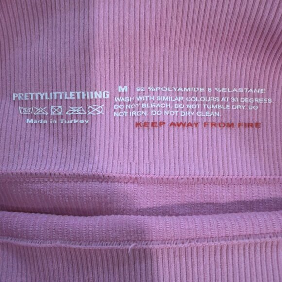 2 Colour Rib Leggings + FREE Candy Pink BONUS Pair! Size Medium - Picture 5 of 9